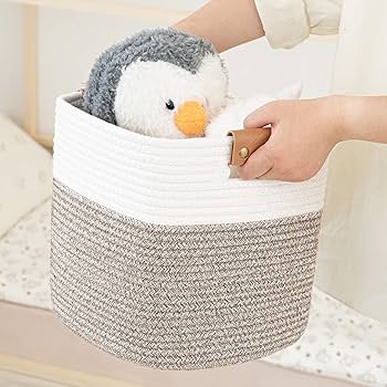Amazon.com: danpinera 11 Inch Storage Baskets, Woven Baskets
